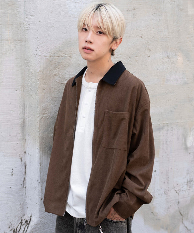 ブラウン モデル：175cm L着用