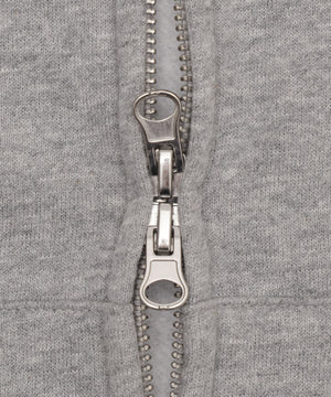 裏起毛グラフィックロゴダブルZIPパーカー