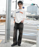 ホワイト モデル：180cm L着用
