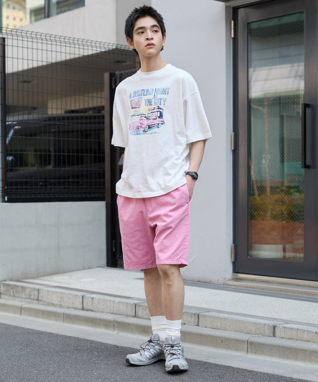 ピンク モデル：180cm L着用