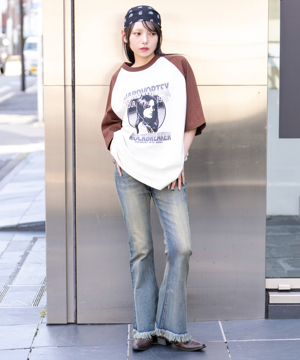 ブラウン　モデル:155cm L着用