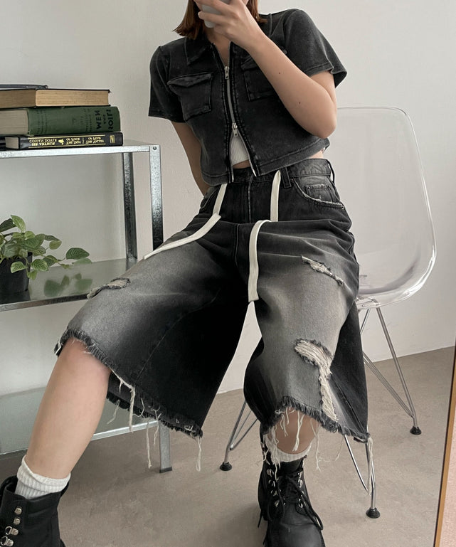 スミクロ モデル：155cm F着用