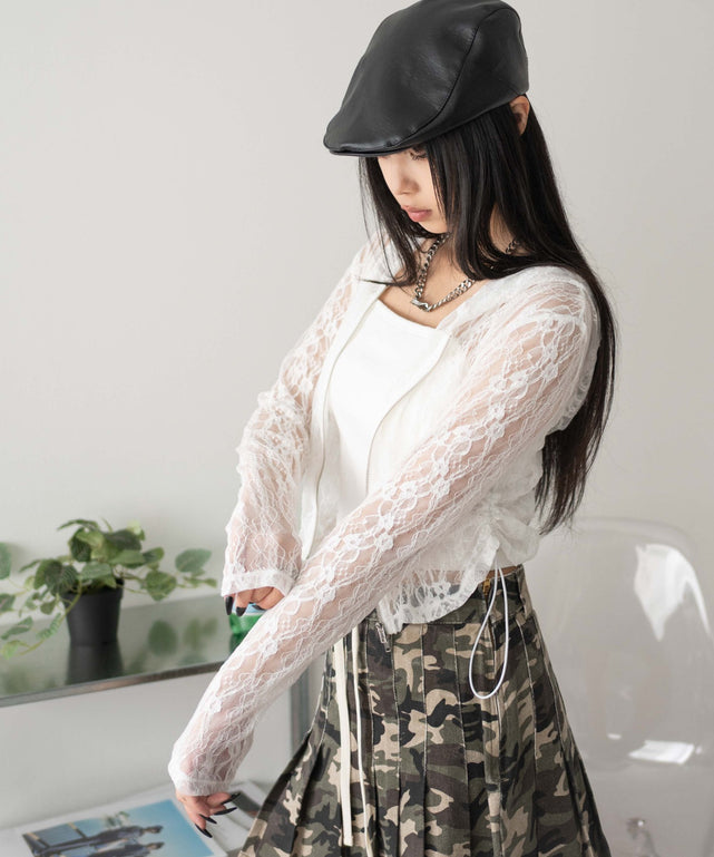 ホワイト　モデル:160cm F着用
