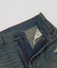 ダメージワイドデニムパンツ