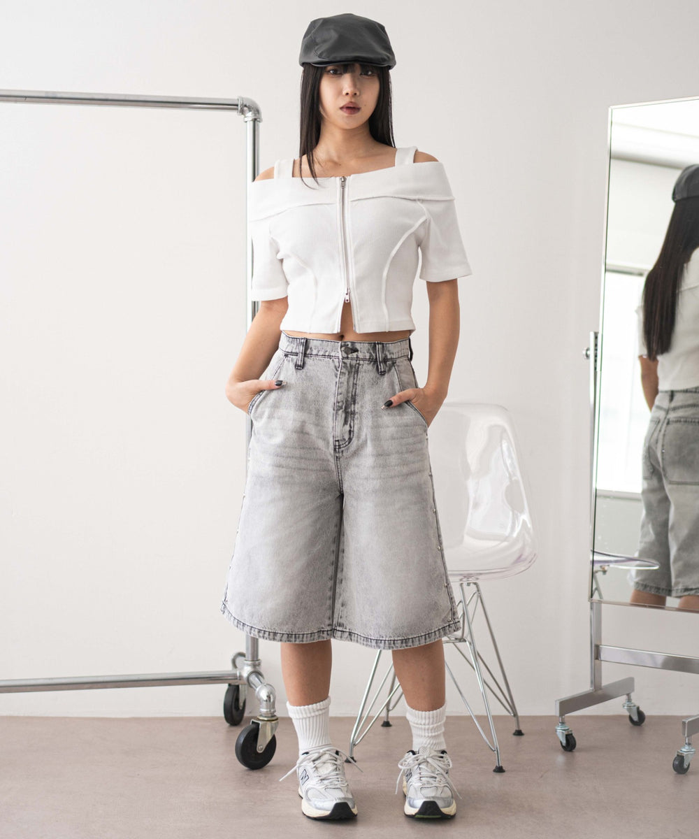 ホワイト モデル：160cm F着用