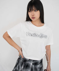 グラフィックドロストショートT