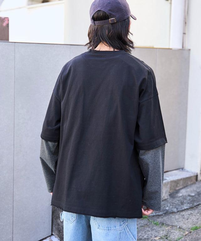 グレーボーダー　モデル:175cm L着用