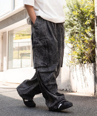 デニムイージーカーゴパンツ
