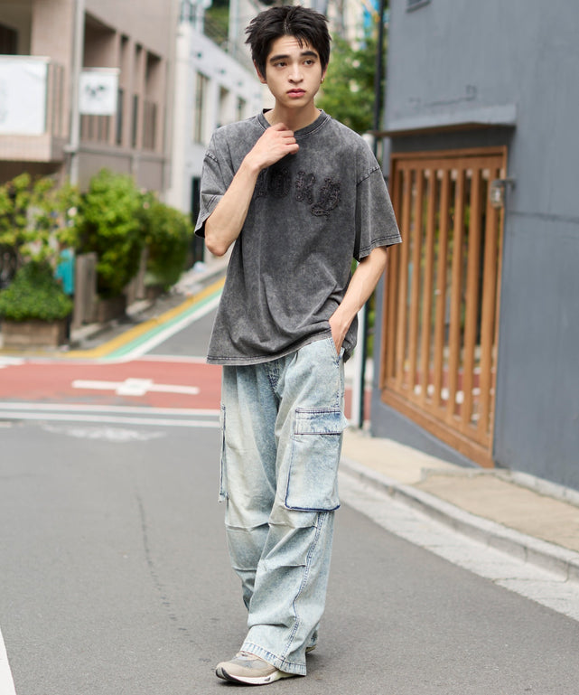 デニム淡 モデル：180cm L着用