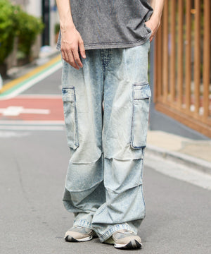デニム淡 モデル：180cm L着用
