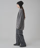 ブラックチェック 162cm S着用