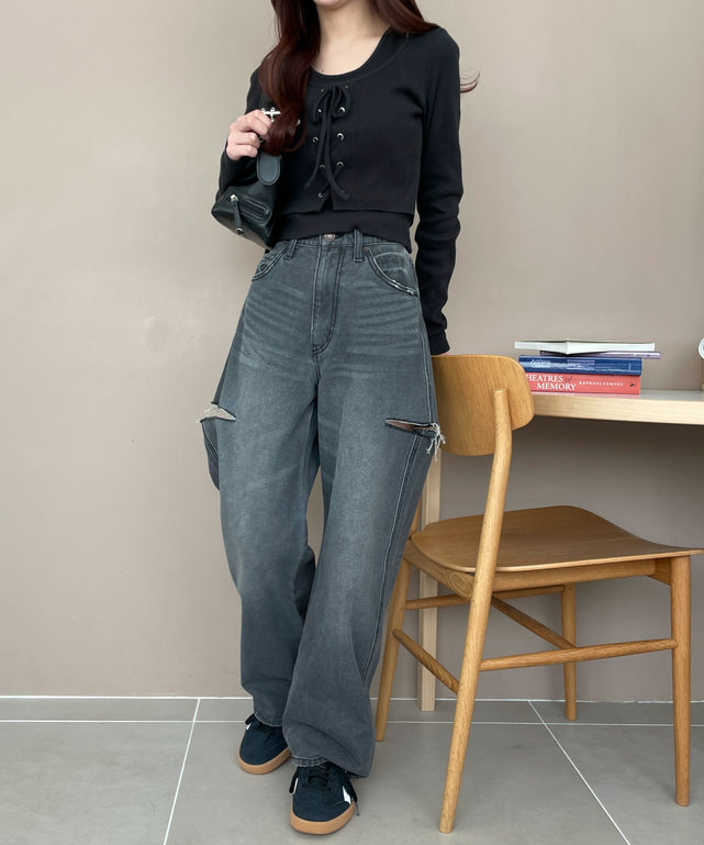 スミクロ モデル：160cm M着用
