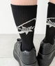 バックデザイン底パイルクルーソックス(23-25cm)/柄2