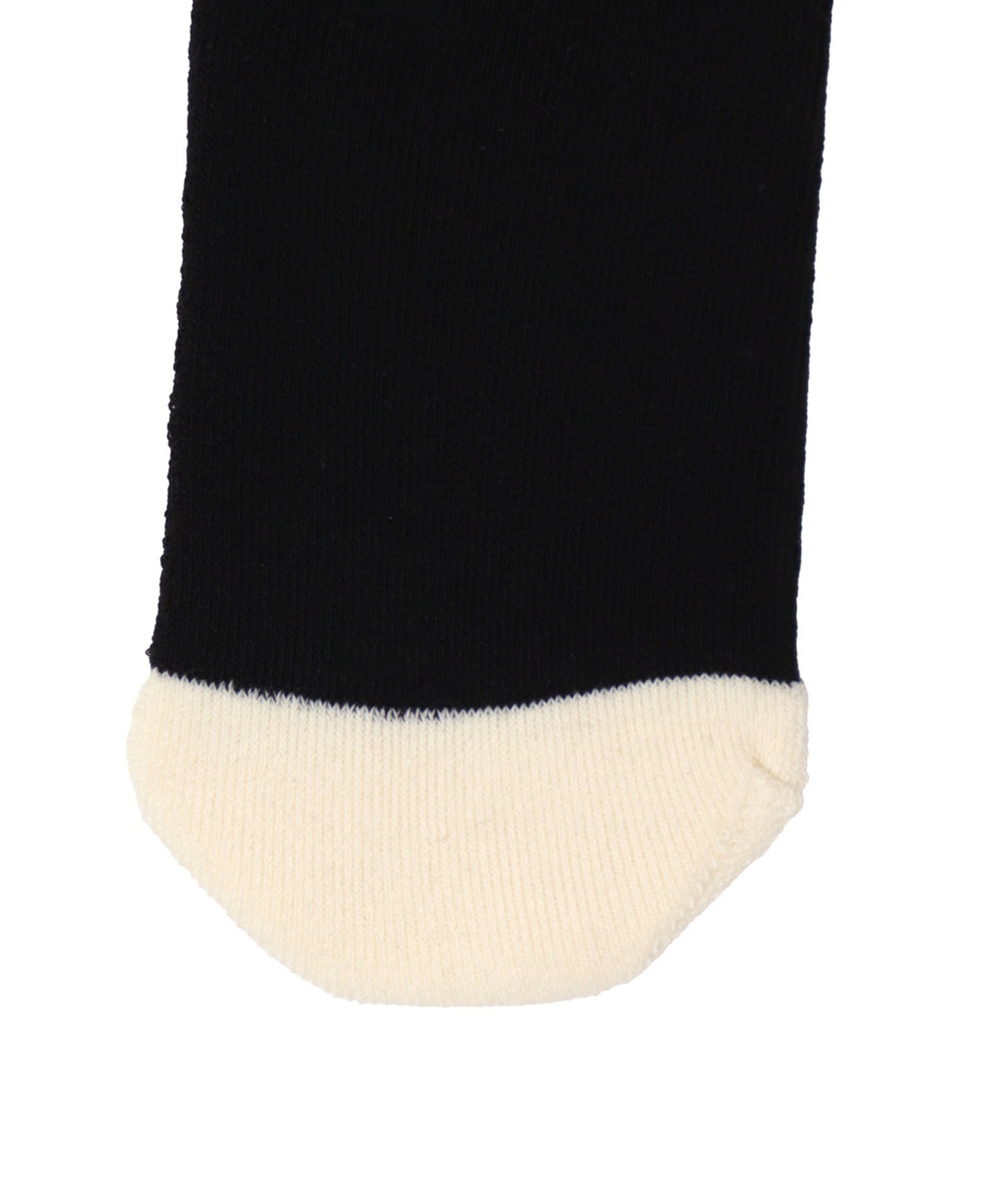 バックデザイン底パイルクルーソックス(23-25cm)