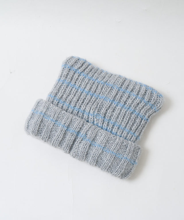 ラメリボンネコミミニットキャップ