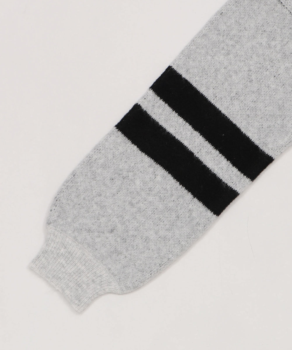 フラッフィーVネックニットBIGプルオーバー