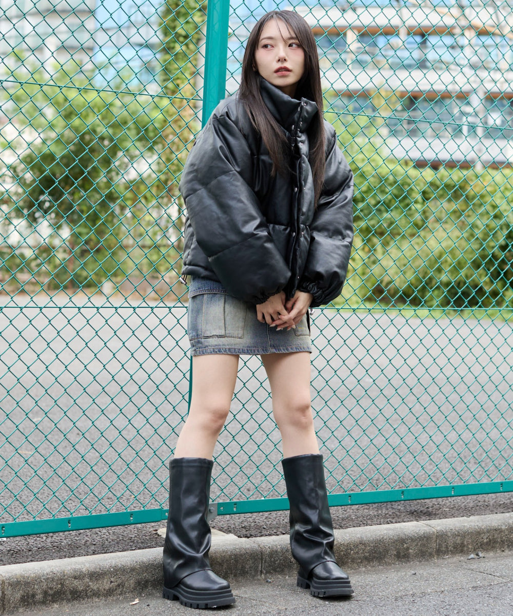 ブラック　モデル：159cm F着用