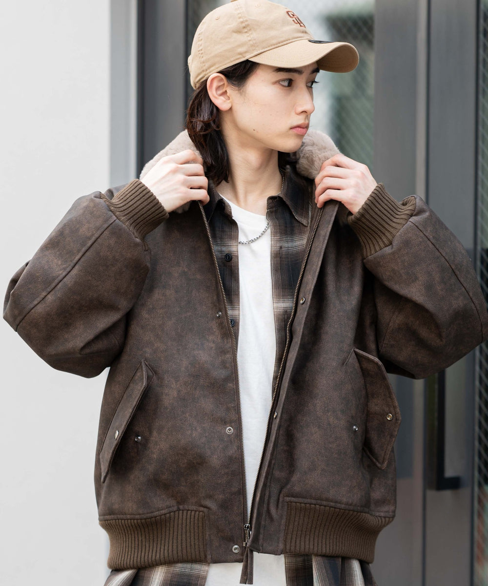 ブラウンソノタ モデル：175cm L着用