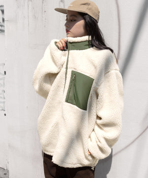 ベージュ モデル：160cm L着用