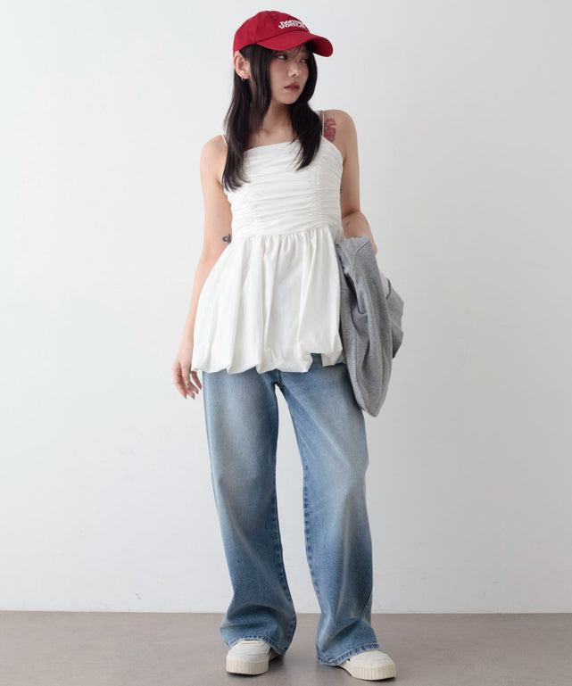 ホワイト　モデル：159cm F着用