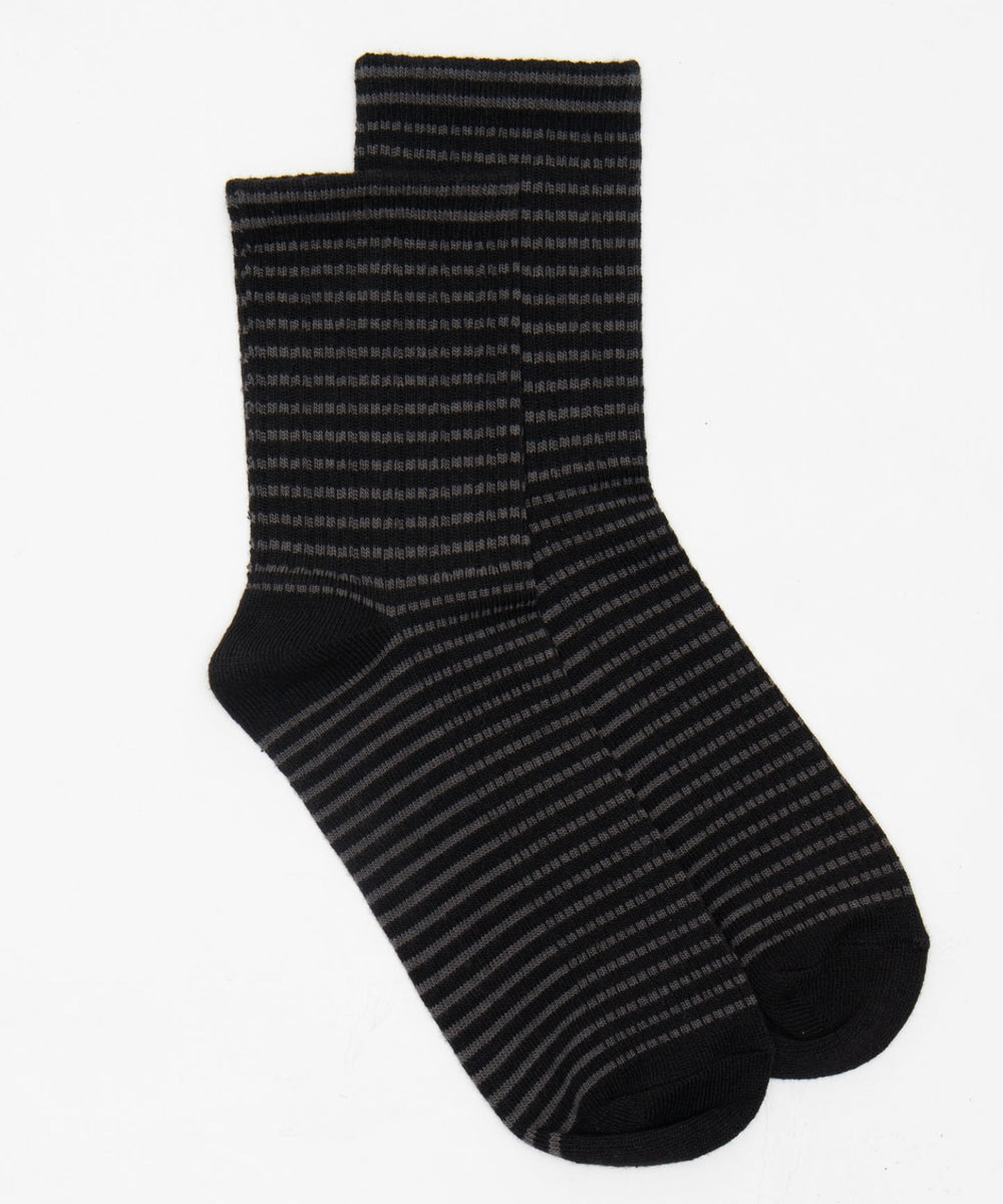細ボーダーソックス（HA）(25-27cm)