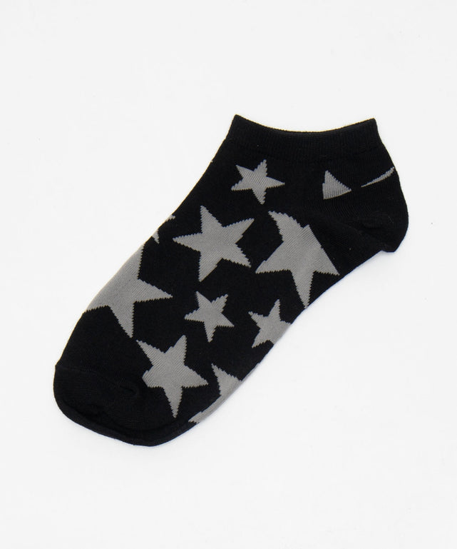 ランダムスター総柄ショートソックス(23-25cm)