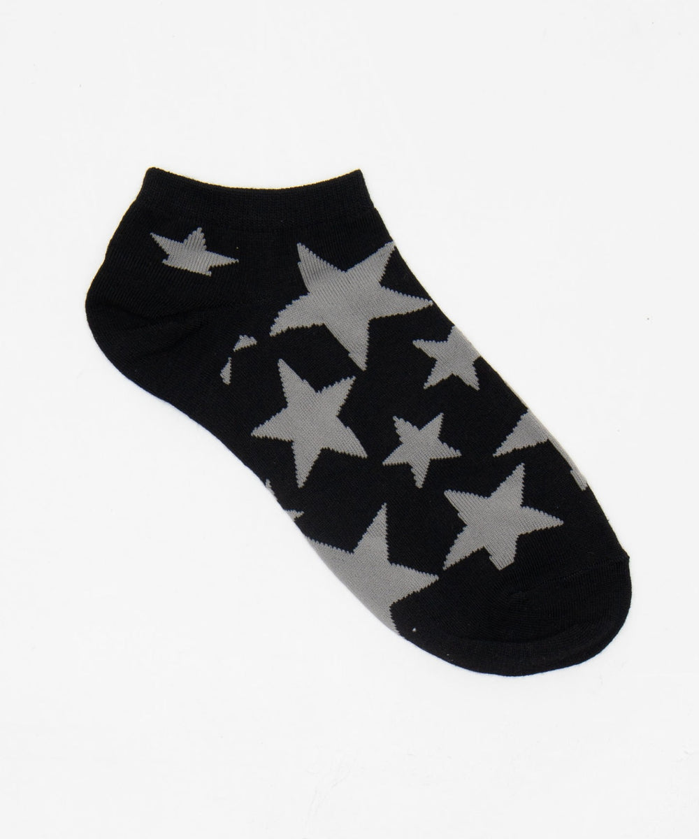 ランダムスター総柄ショートソックス(23-25cm)