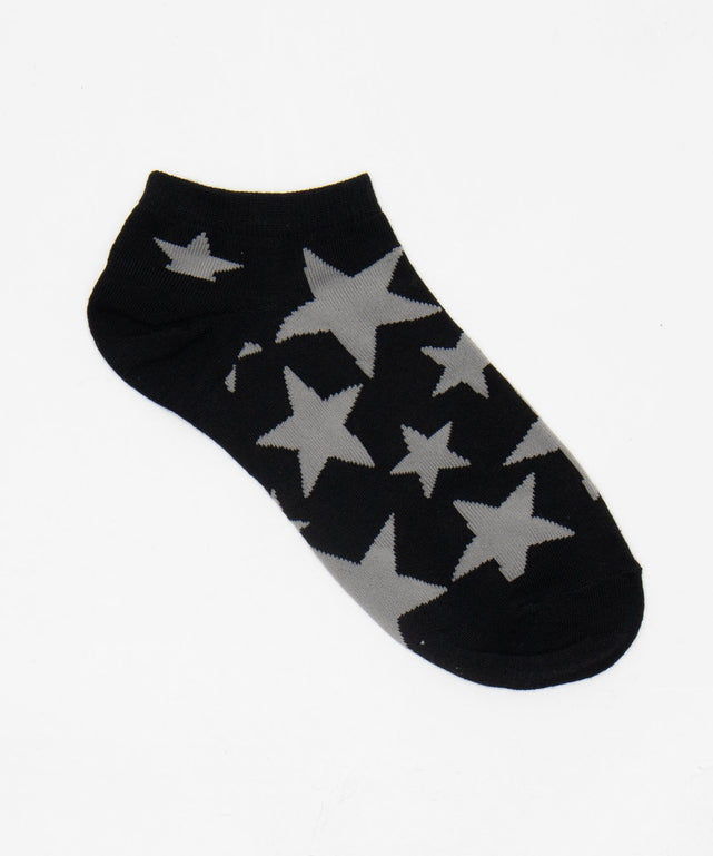ランダムスター総柄ショートソックス(23-25cm)