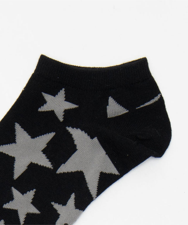 ランダムスター総柄ショートソックス(23-25cm)