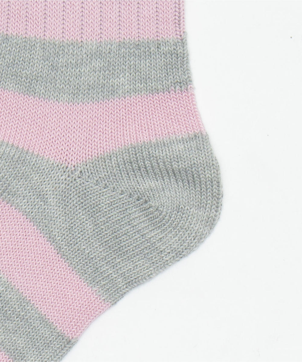ワイドボーダーソックス(23-25cm)