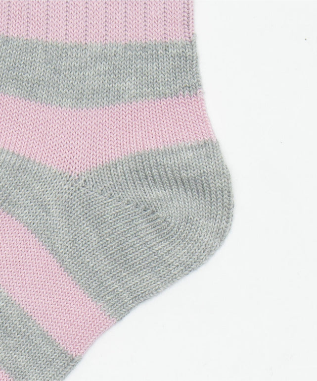 ワイドボーダーソックス(23-25cm)