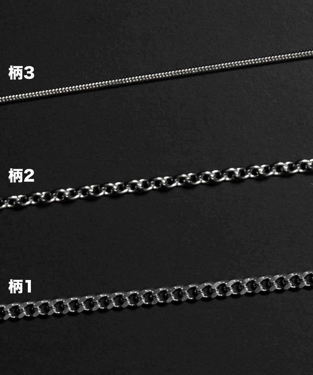 Mステンレスチェーンネックレス40cm