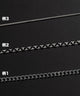 Mステンレスチェーンネックレス40cm