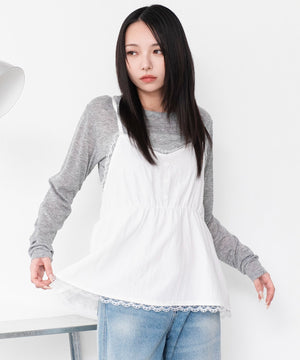 ホワイト　モデル：159cm F着用