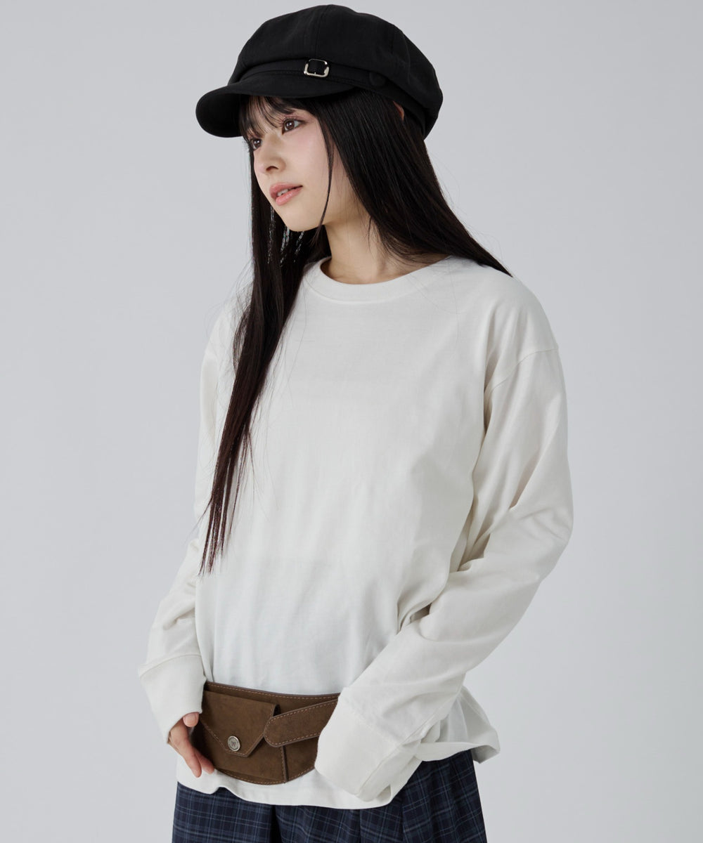 ホワイト モデル：161cm M着用
