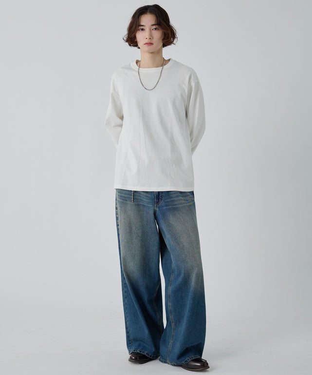 ホワイト モデル：175cm L着用