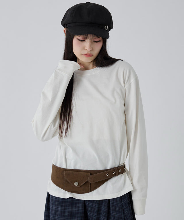 ホワイト モデル：161cm M着用