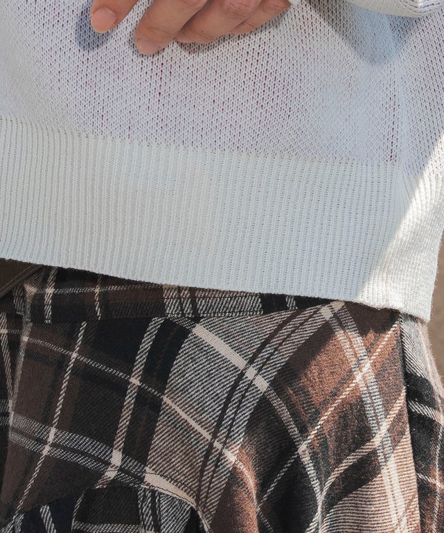 スキッパーグラフィックニットプルオーバー