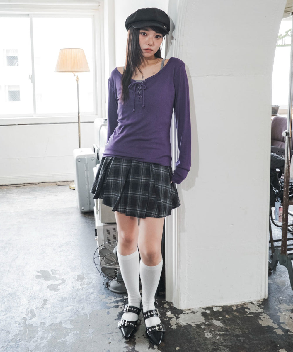 パープル　モデル：159cm F着用