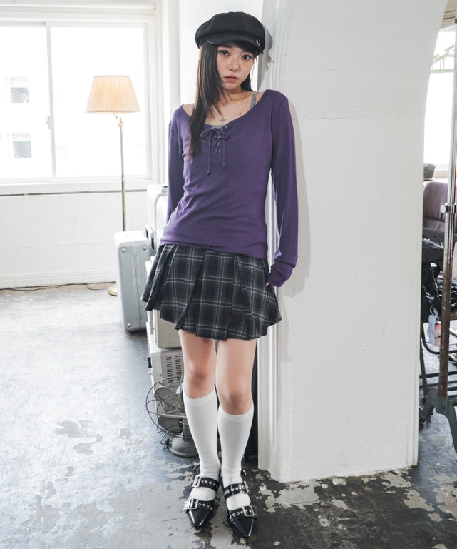 パープル　モデル：159cm F着用