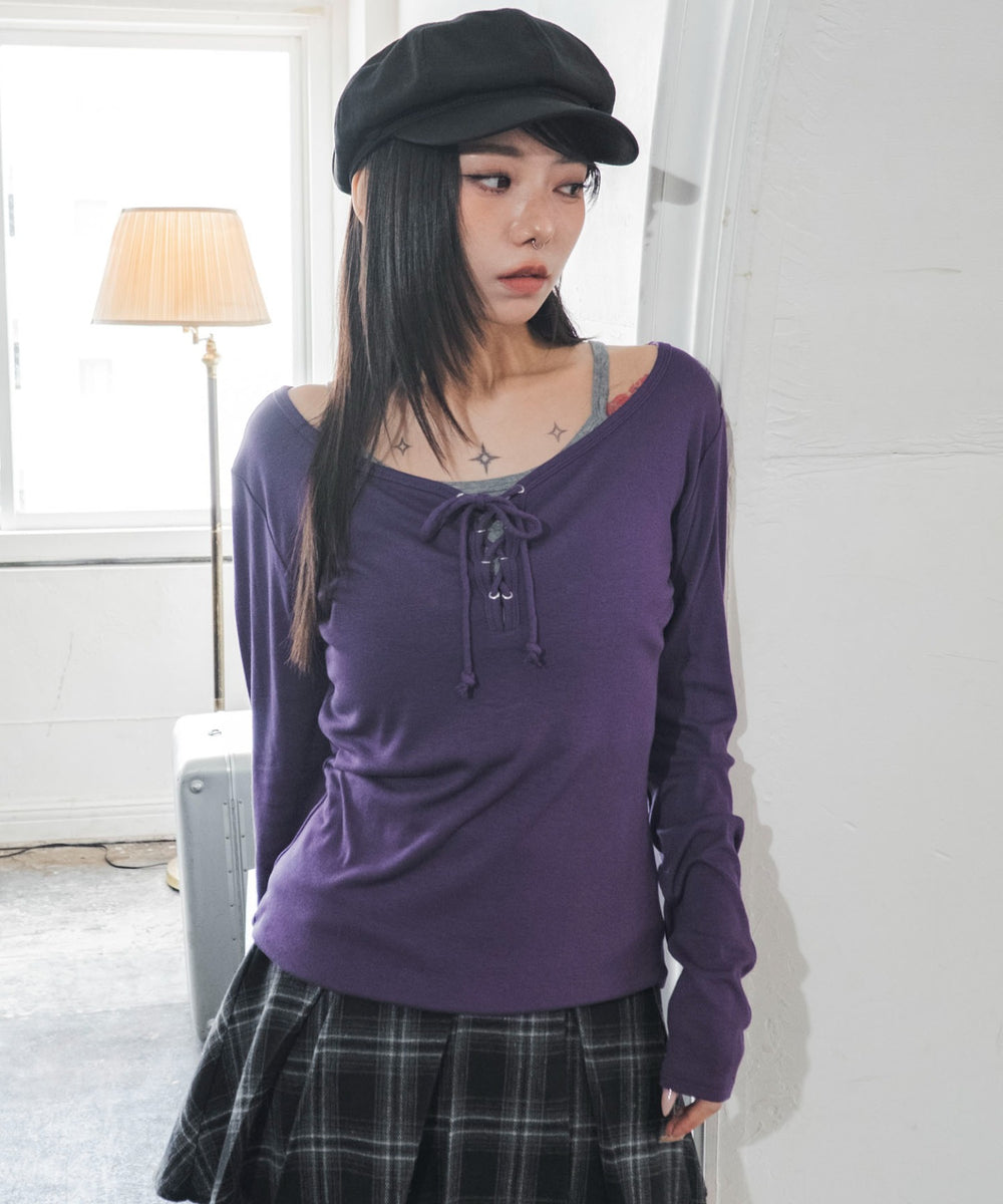 パープル　モデル：159cm F着用