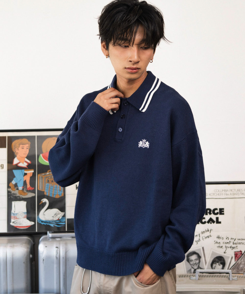 ネイビー モデル：180cm L着用