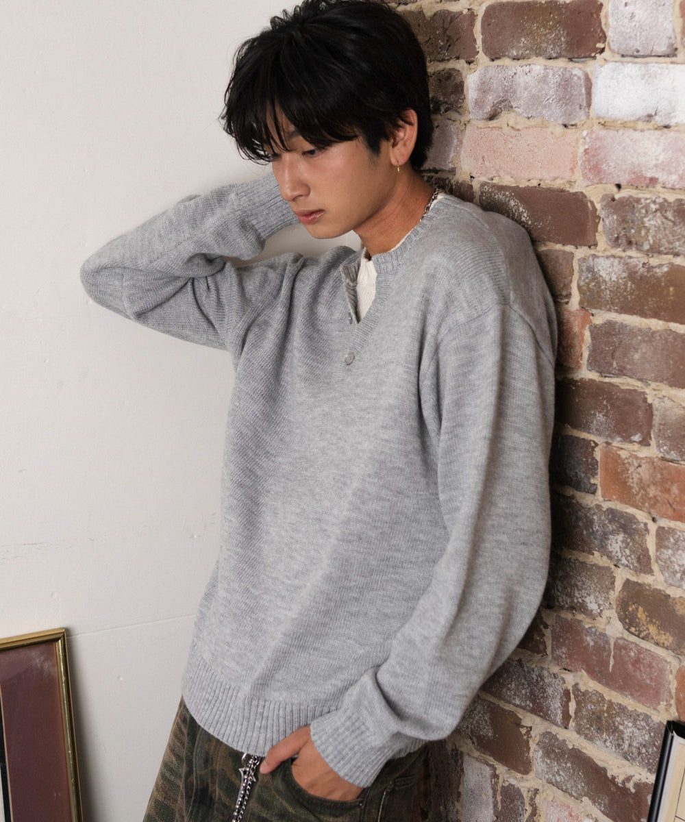 杢グレー モデル：180cm L着用