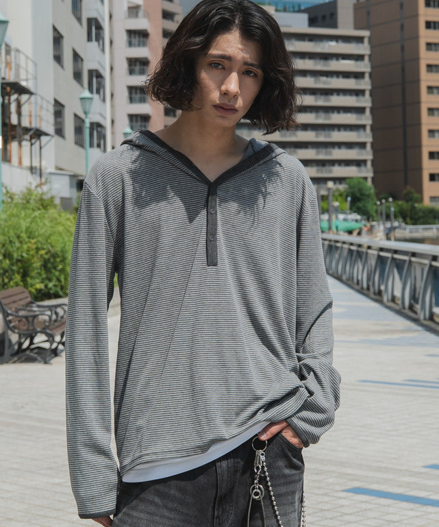 Lグレー モデル：182cm L着用