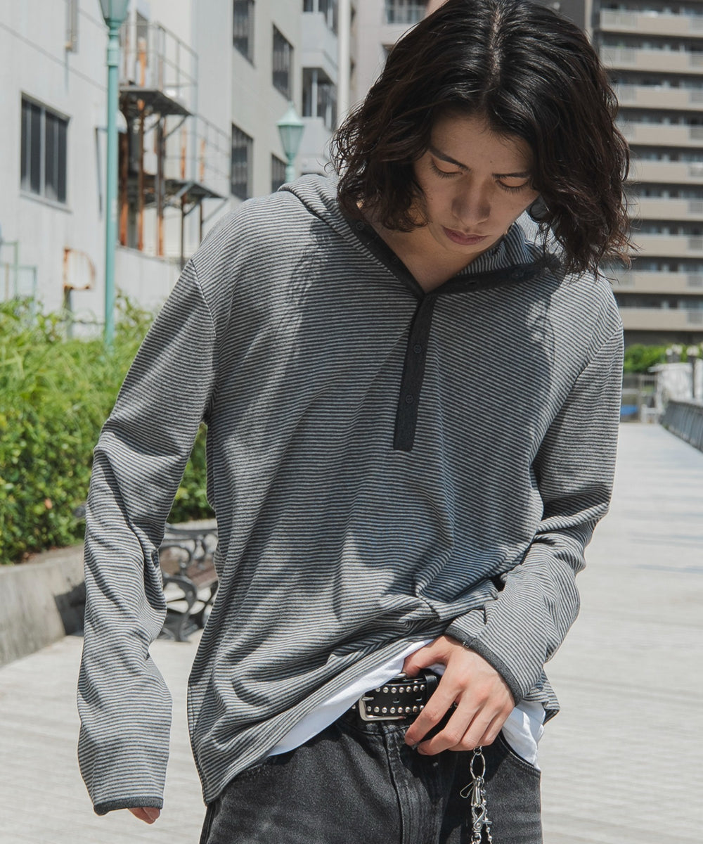 Lグレー モデル：182cm L着用