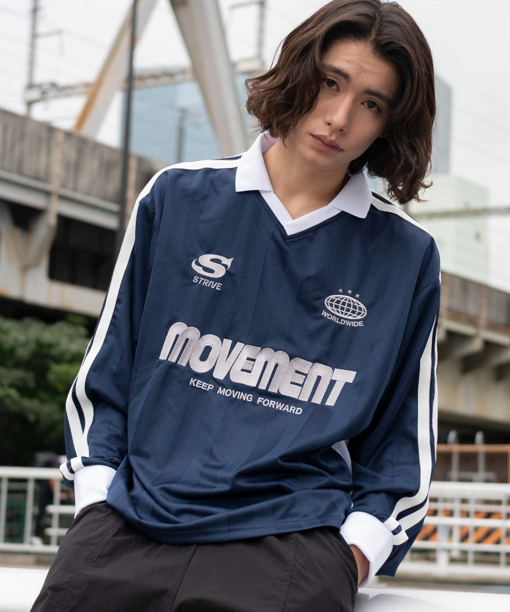 ネイビー モデル：182cm L着用