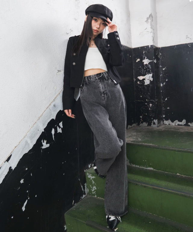 ブラック　モデル：159cm F着用