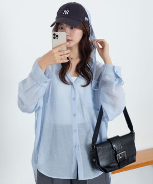 ブルー　モデル：165cm F着用