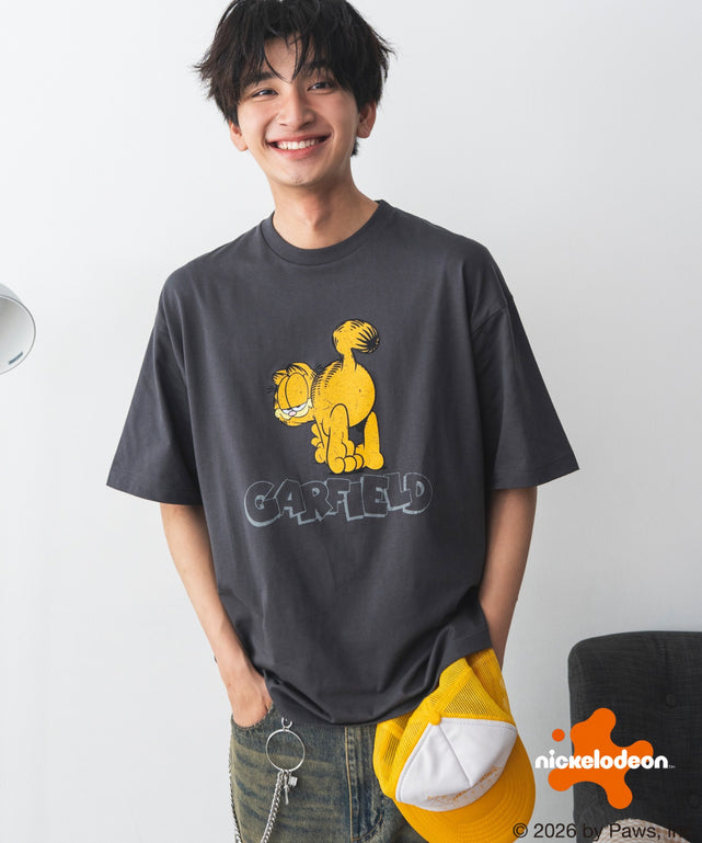 GARFIELDグラフィックT（SS）/スミクロ モデル：180cm L着用