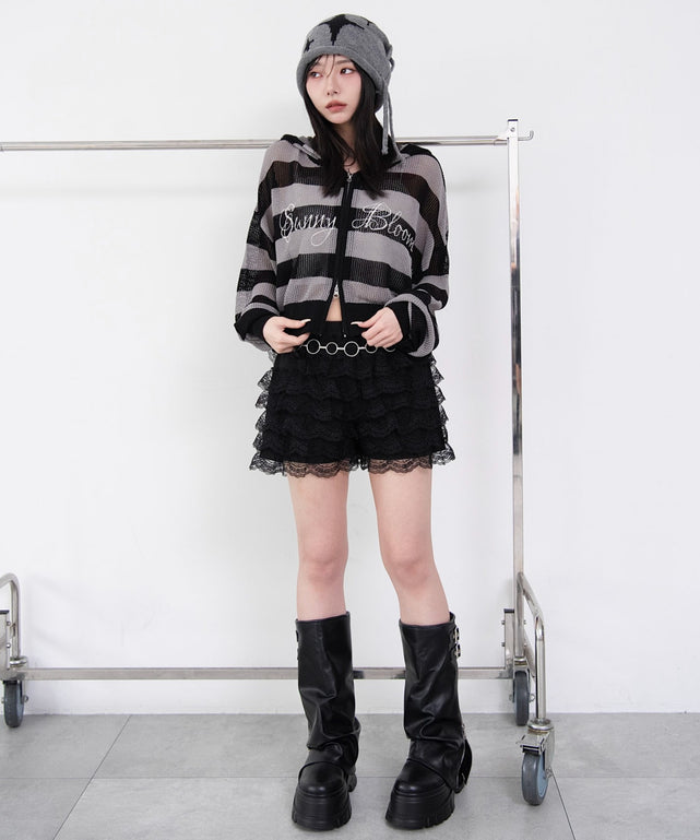 グレーボーダー　モデル：159cm F着用